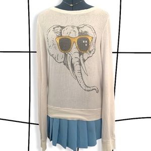 Wildfox cool elephant top